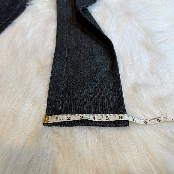 Frankie Morello Jeans Slim Straight Leg Gold Skull Crossbones Streetwear Size 28 - Picture 14 of 16